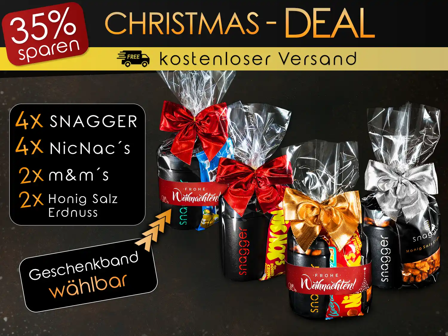 SNAGGER | 4er Mega Geschenk- Deal
