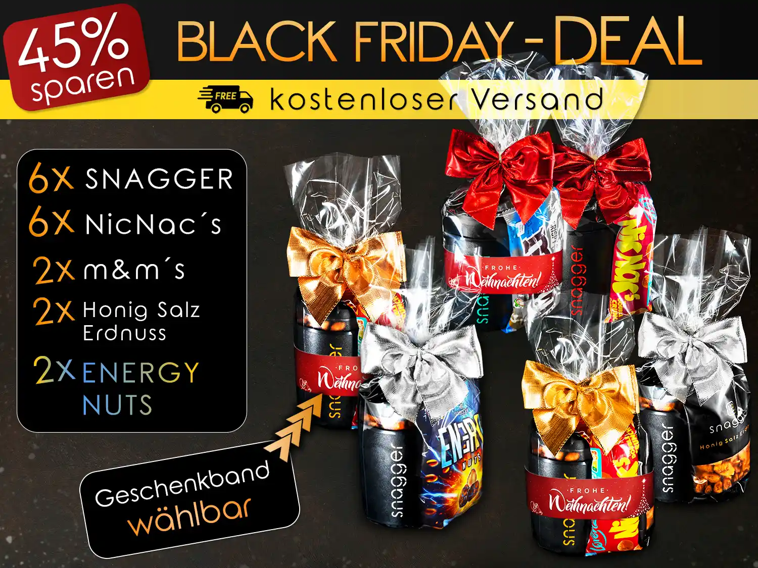 SNAGGER | 6er BLACK WEEK Geschenk- Deal