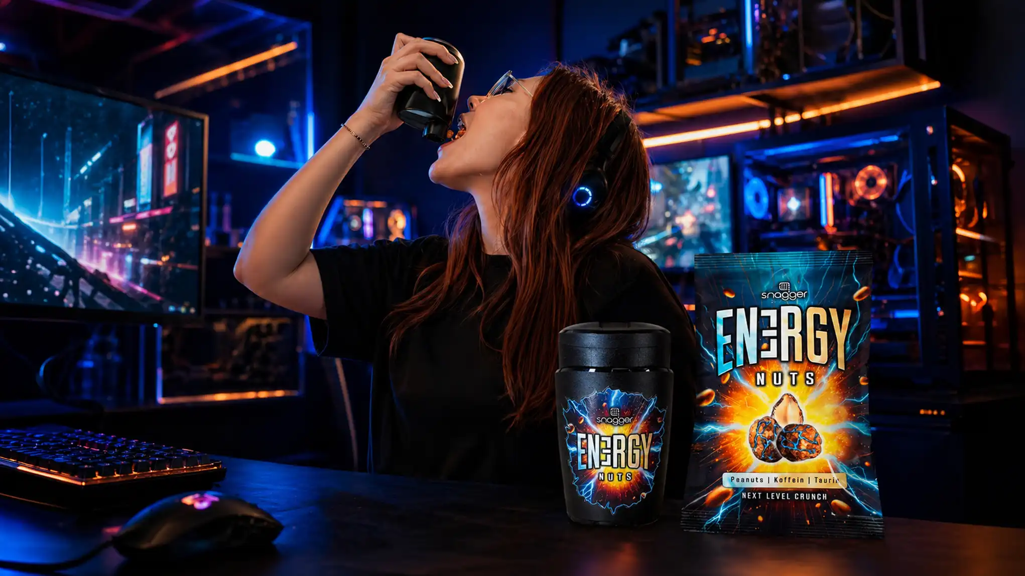 SNAGGER × ENERGY NUTS – Gaming Lifestyle