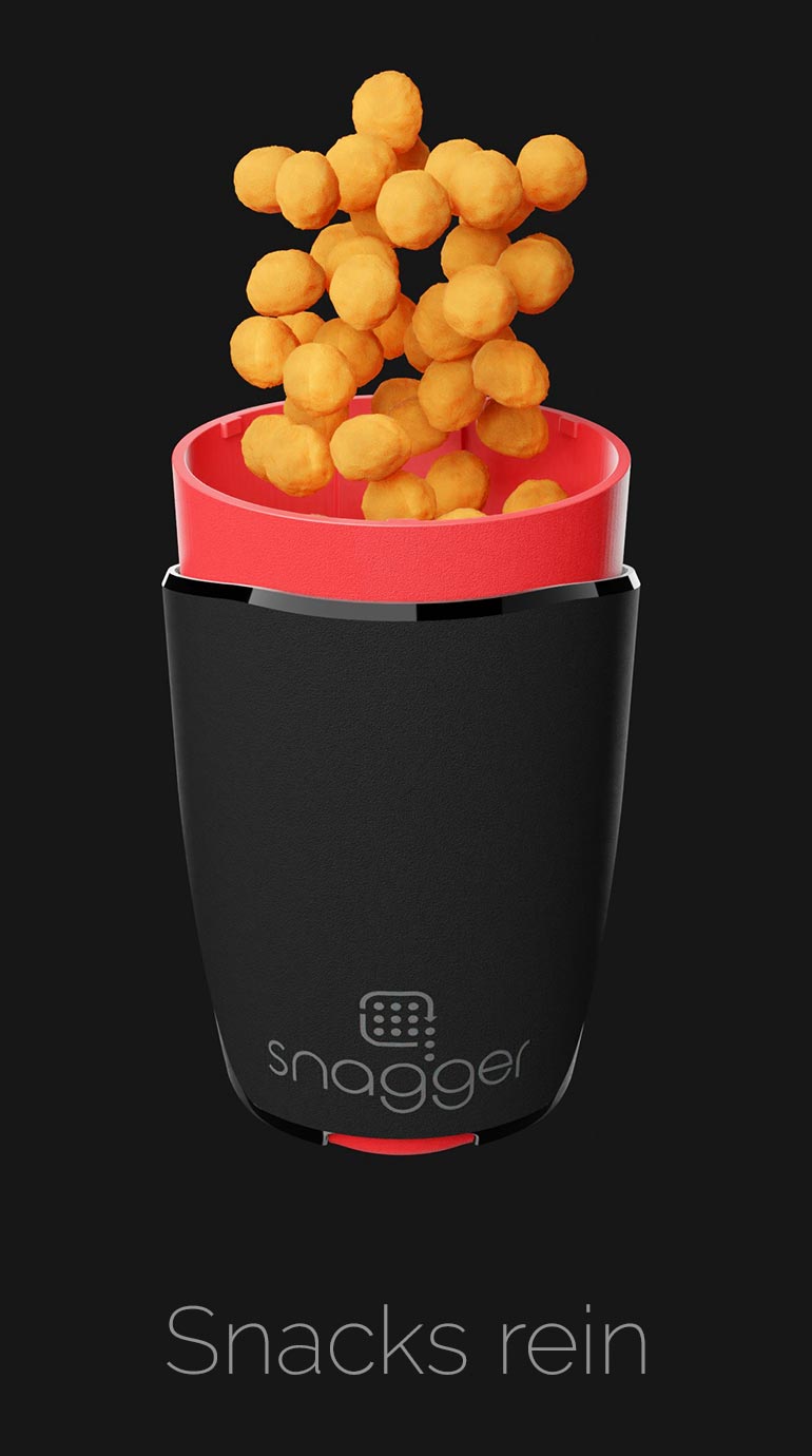 Schritt 2: Snacks rein