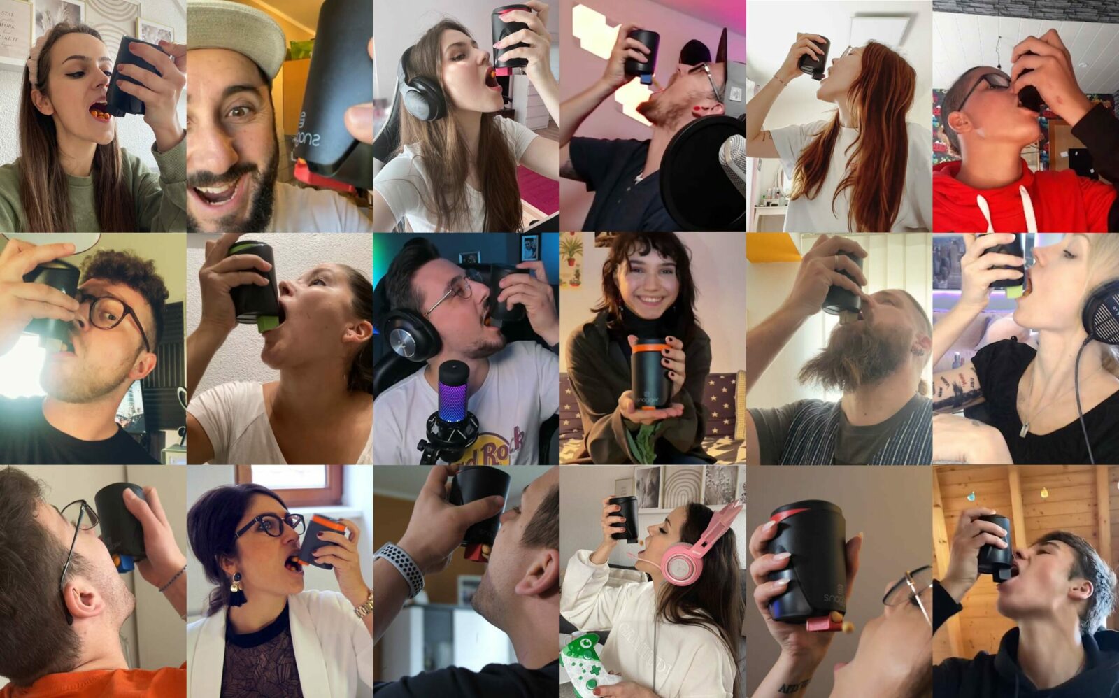 18 echte SNAGGER-Kunden